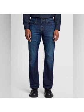 7 For All Mankind Adrien  Dark Blue Straight Leg Jeans Size 28 fit 30